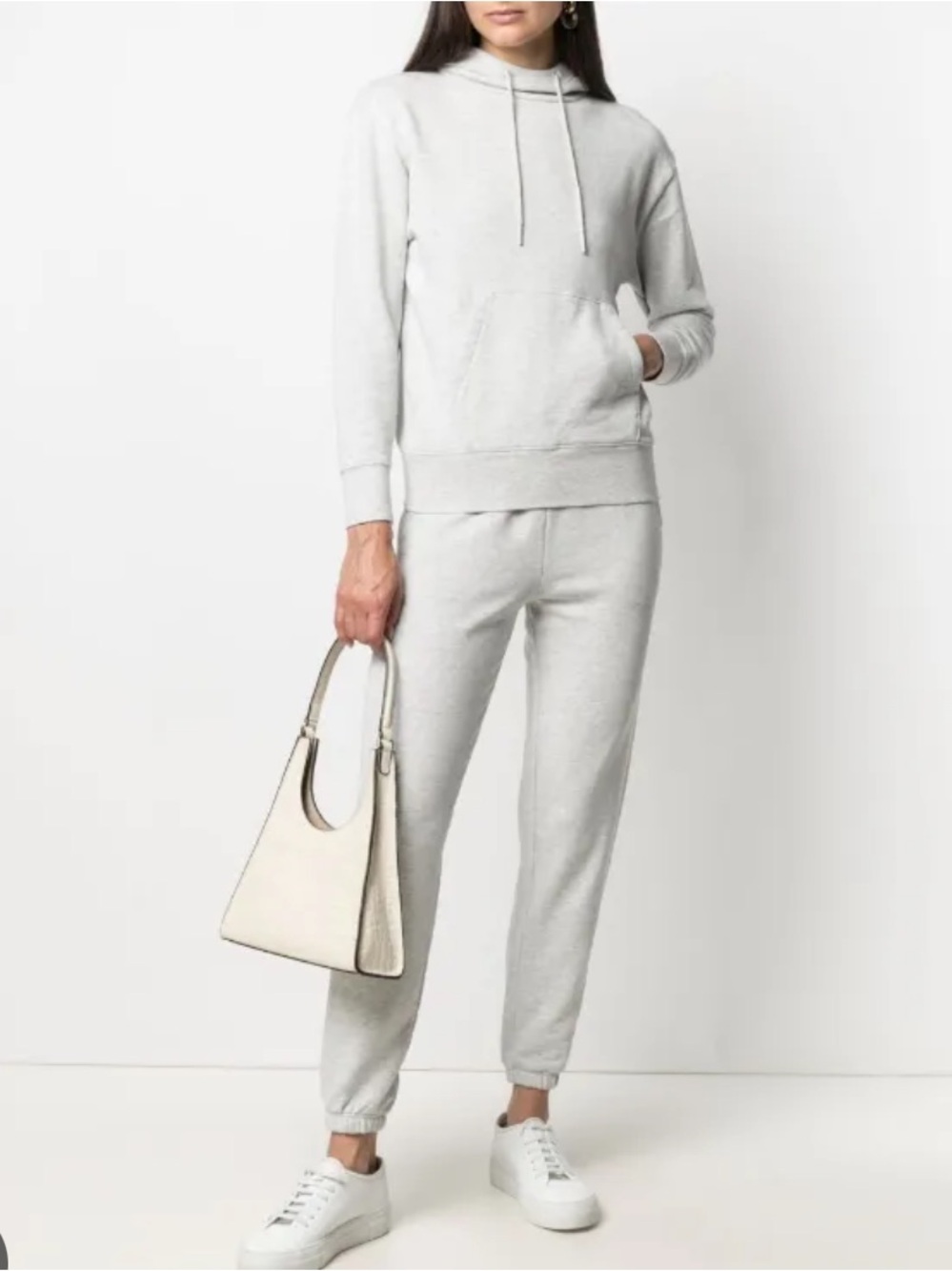 Vince Light Heather Gray Hoodie